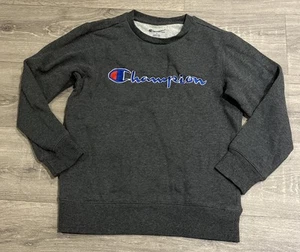 Champion Grey 3/4 sleeved Sweatshirt size S - Picture 1 of 4