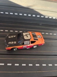 AFX AURORA AMC MATADOR STOCKER #5 ORANGE/BLACK/RED HO SLOT CAR - Picture 1 of 3
