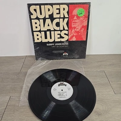 Sleepy John Estes w/Mike Bloomfield "Super Black Blues" Vol.3 (Goody 10.008) Vg+ - Image 1 of 4