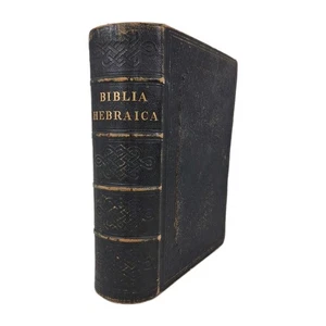 Biblia Hebraica. Hebrew Bible Secundum editiones. Augustus Hahn. Lipsiae 1890 - Picture 1 of 10