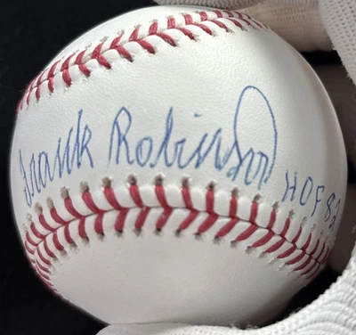 Frank Robinson Autographed OML Ball "HOF 82" Inscribed **JSA Witnessed** - Image 1 of 4