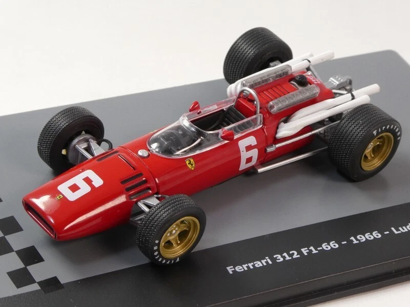 Altaya Formula 1 Ferrari 312 F1-66 #6 Ludovico Scarfiotti 1966 1/43 LAF1692 - Immagine 1 di 1