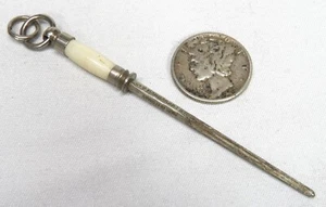 Miniature Antique F DICK NY 3'' Advertising Salesman Sample Fob Knife Sharpener - Picture 1 of 4
