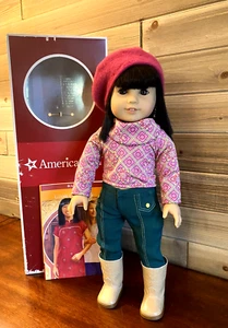 American Girl Doll Ivy Ling Meet Outfit Box DANGLE earrings Book - Picture 1 of 24