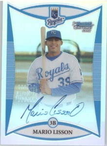 2008 Bowman Chrome BCP279 MARIO LISSON Auto REF /500 - Bild 1 von 2