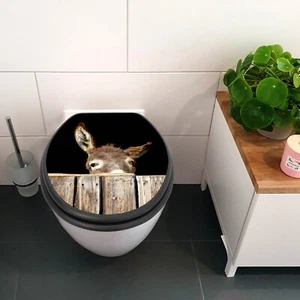 banjado softclose WC-Sitz anthrazit Toilettendeckel Absenkautomatik Esel - Bild 1 von 9