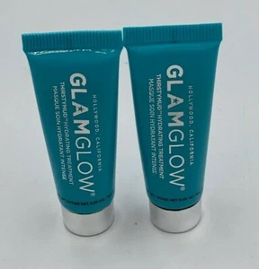 GLAMGLOW THIRSTYMUD Hydrating Treatment set of 2 10g / 0.35 oz Travel FREE SHIP - Picture 1 of 3