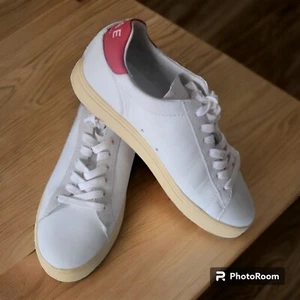 CLAE Los Angeles BRADLEY CALIFORNIA SHOE   WHITE + RED DAHLIA + VANILLA - Picture 1 of 8
