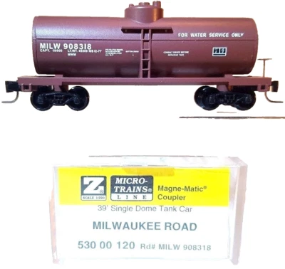 Z MTL 530 00 120 39' Single Dome Tank Car Milwaukee Rd MILW - Image 1 of 4