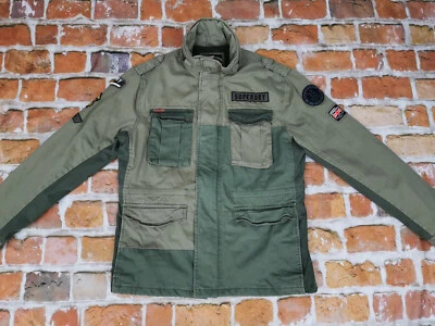 Superdry Vintage M65 Field Veste Vert Kaki Armée Militaire Taille:XL - XXL Comme - Photo 1/4