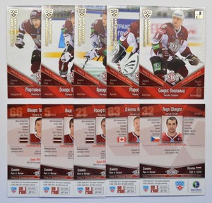 2011-12 KHL Dinamo Riga GOLD Pick a Player Card