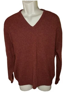 Suéter de Colección Jersild Para Hombres Grande Cuello en V Óxido Lana Shetland Excelente�� - Imagen 1 de 4