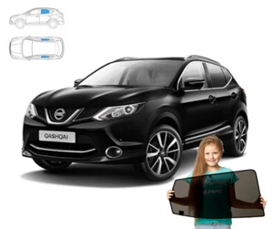 Sun Shade For Nissan Qashqai 2 II 13-21 2pc On Magnets - Picture 1 of 7