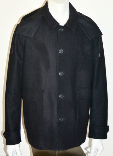 GIACCA CAPPOTTO BURBERRY DA UOMO ELVERSON LANA CASHMERE NUOVA CON ETICHETTE TAGLIA XL