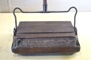 Vintage Antique Bissell Sweeper Wooden W.m.R Zollinger Co. Canton Ohio *RARE* - Picture 1 of 8