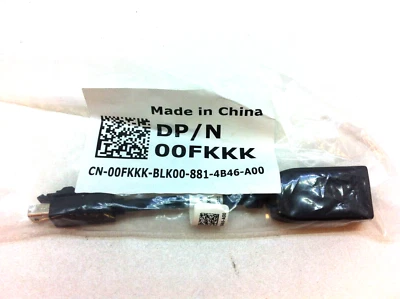Genuine New Dell Mini Displayport to Displayport DP Adapter Cable wClip 0FKKK 44 - Image 1 of 2