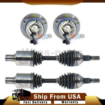 FITS 2001 CADILLAC ELDORADO 4X CV JOINTS AXLE & WHEEL BEARING KIT TRAKMOTIVE WJB - Image 1 of 4