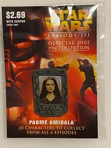 Disney Star Wars Collector Pin  Episode III  /  Padme Amidala   *NEW* From 2005