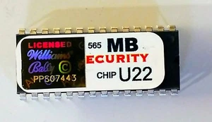 Williams WPC-S CPU G10/U22 Sicherheitschip Monster Bash Flipperautomat - Bild 1 von 3
