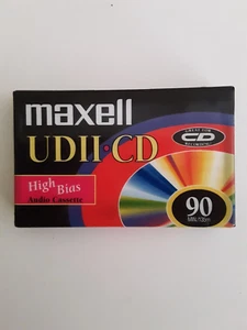 Casete en blanco MAXELL UDII CD90 IEC TIPO II alto sesgo NUEVO - Imagen 1 de 4