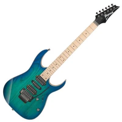 Guitarra Eléctrica Estándar Ibanez RG470AHM-BMT Blue Moon Burst RG con Estuche Foto 1 de 4