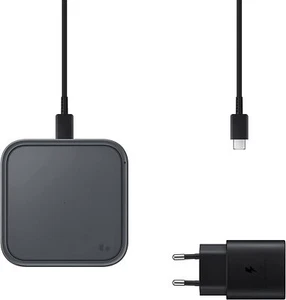 Samsung Wireless Charger Pad mit Adapter EP-P2400T, Dark Gray - Zdjęcie 1 z 1