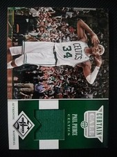 2012-13 Panini Limited Paul Pierce #'d 11/199 Curtain Call Game Worn Patch #22