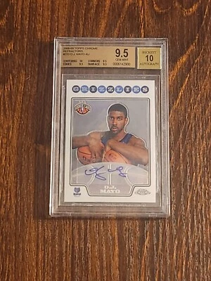 2008-09 TOPPS CHROME REFRACTORS OJ MAYO 36/145 AUTO RC BGS 9.5 AUTO 10 - Image 1 of 2