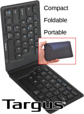 Teclado antimicrobiano portátil plegable inalámbrico teléfono tableta PC Foto 1 de 4