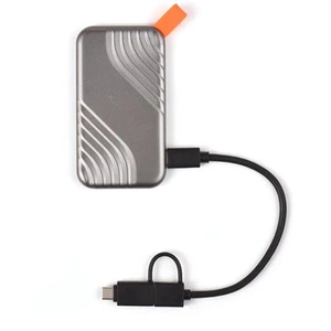 Grey 480G External Hard Drive Zinc Alloy USB 3.1 520MB/s Portable NGFF M.2 GFL - Afbeelding 1 van 13