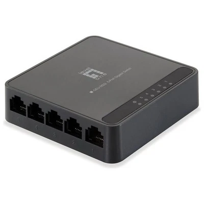 LevelOne GEU-0522 switch di rete Gigabit Ethernet (10/100/1000) Nero - Immagine 1 di 4