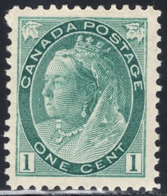 Canada # 75 1897 Queen Victoria Leaf Very Fine MH - Image 1 of 2