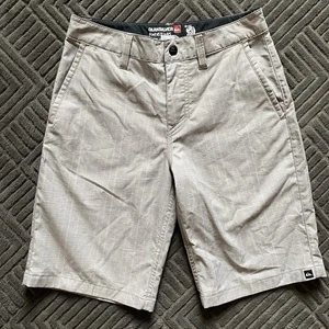 Quicksilver Amphibian Shorts Boys 8 Grey Stripe - Picture 1 of 7