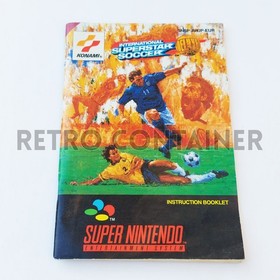 NNINTENDO NES SNES - Konami International Superstar Soccer - Livret...