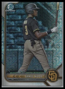 2022 Bowman Chrome #BCP-213 James Wood Prospects Mojo Refractor - Picture 1 of 2