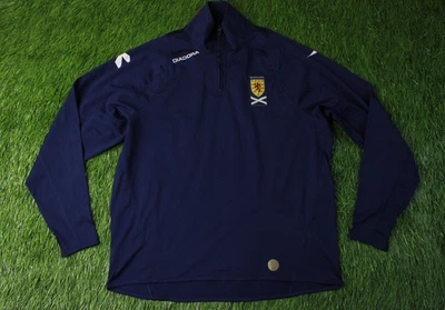 SUDADERA ENTRENAMIENTO DIADORA EQUIPO ESCOCIA 2006/2007 FUTBOL CREMALLERA ORIGINAL TALLA L Foto 1 de 4