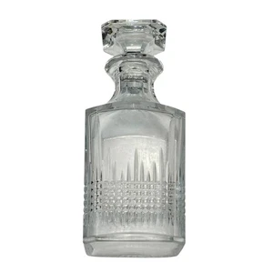 Decanter per whisky o borbonico in cristallo taglio Baccarat France con tappo - Leggi bene - Foto 1 di 6