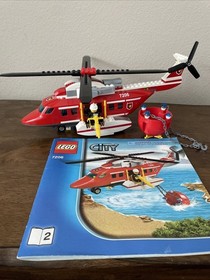 LEGO City: Fire Helicopter (7206)|Retired|Open Box|Non-Complete Set
