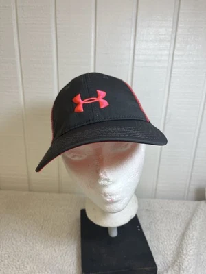 Under Armour Grey/Orange/Pink StrapBack Adjustable Women’s Hat One Size Fits All - Image 1 of 4