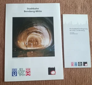 1 x KVB Stadtbahnverlängerung der Linie 1 in Bensberg - A 4 8 Seiten - Bild 1 von 2