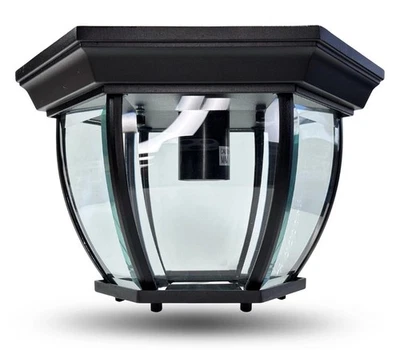 Kenroy Lighting 16277BL Dural 1 Light 11 inch Black Flush Mount Ceiling Light - Image 1 of 4