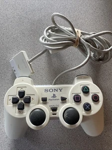 Controller PlayStation Duel Shock2 bianco originale testato e funzionante - Foto 1 di 1
