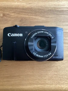 Canon Powershot SX280 HS schwarz 12MP TOP++ Digitalkamera 20x WiFi GPS HD - Bild 1 von 10