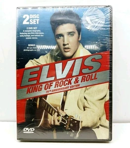 Elvis: King Of Rock & Roll (DVD) 2-Disc 75th Anniversary Edition (New Sealed) - Imagen 1 de 2