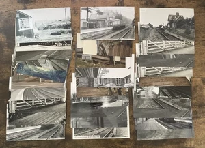 A20. Locomotive Trains /Stations railway photograph Lot All SHROPSHIRE X30 - Picture 1 of 9