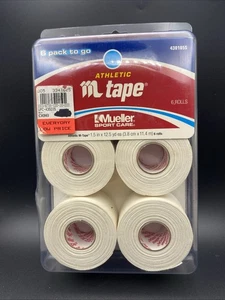 Mueller Athletic Tape 6 Pack Sport Care 1.5”x12.5 Yd 430105S - Picture 1 of 6