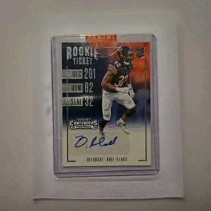 2016 Panini Contenders Rookie Ticket #246 - Deiondre' Hall, Chicago Bears (AU, RC) - Bild 1 von 2