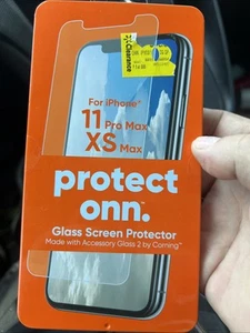 Protect ONN Glass Screen Protector for iPhone 11 Pro Max & XS Max. - Photo 1 sur 2