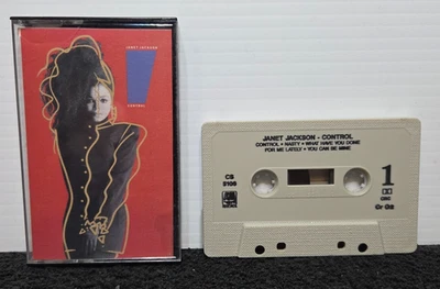 JANET JACKSON CONTROL CASSETTE TAPE TESTED - Imagem 1 de 2