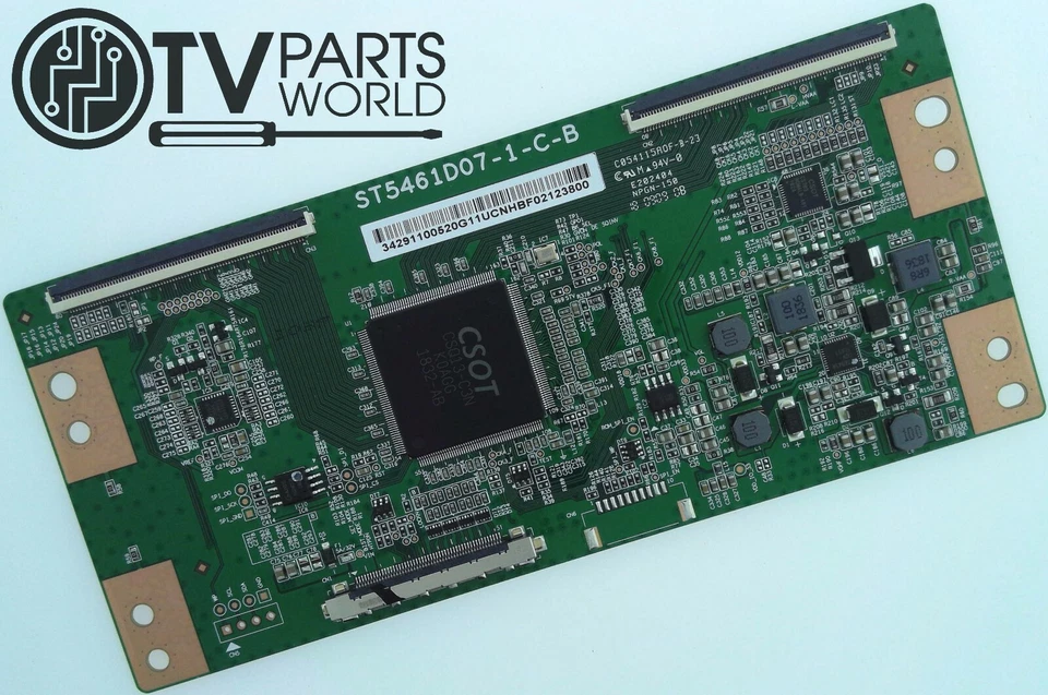 Hisense 55R6E TV OEM T-Con Board 34.29110.0520G ST5461D07-1-C-B, C054115AOF-B-23 - Image 1 of 1